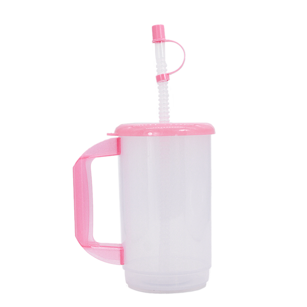 Tarro Fiesta 650 ml - Rosa Chispas