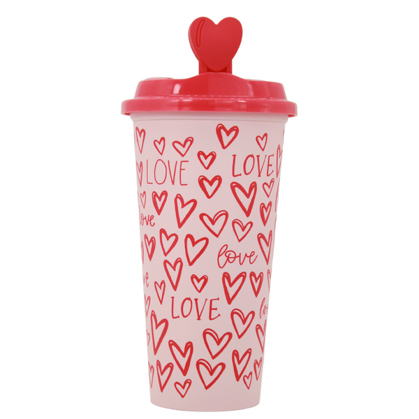 Cafetero San Valentin 20 oz - Rojo