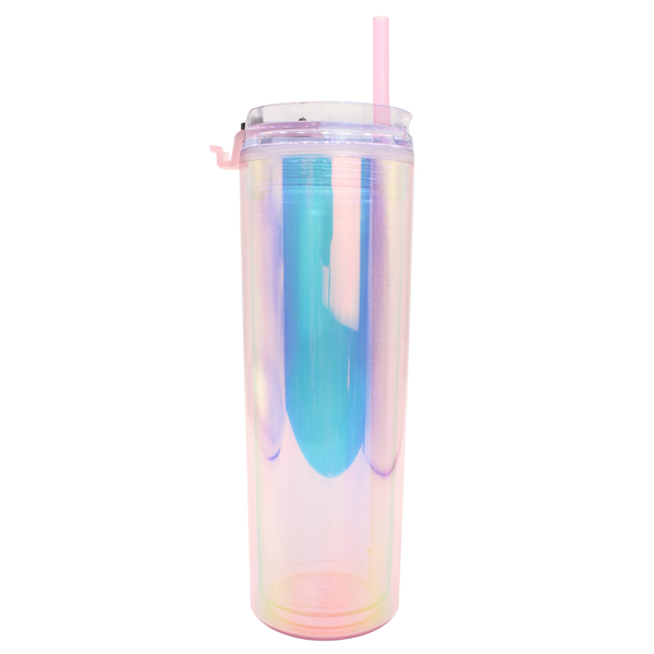Skinny Big Iridiscente - Rosa