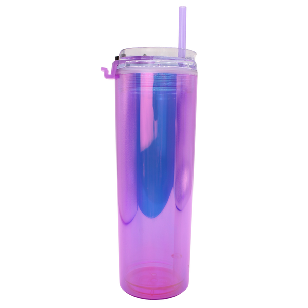 Skinny big Iridiscente - Fucsia