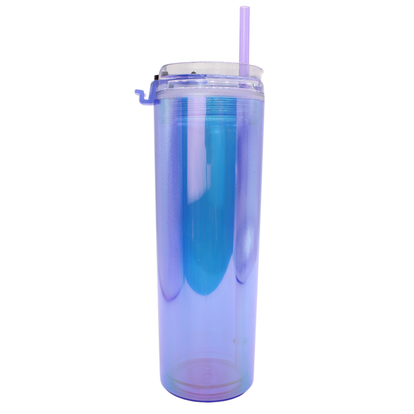 Skinny big Iridiscente - Azul