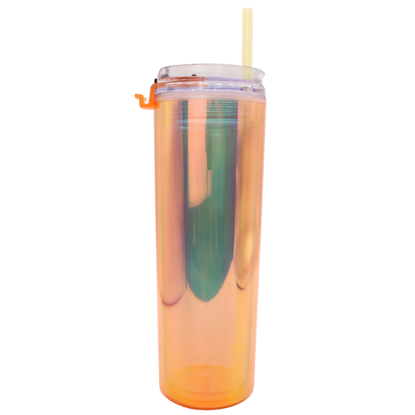 Skinny big Iridiscente - Naranja