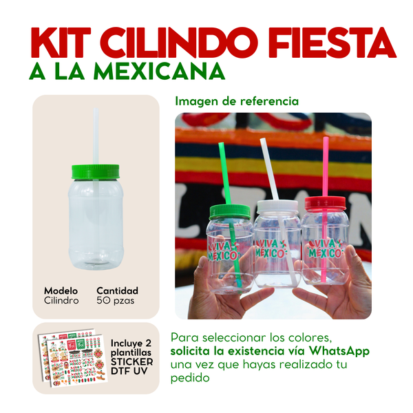 KIT CILINDRO FIESTA MEXICANA