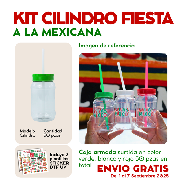 KIT CILINDRO FIESTA MEXICANA