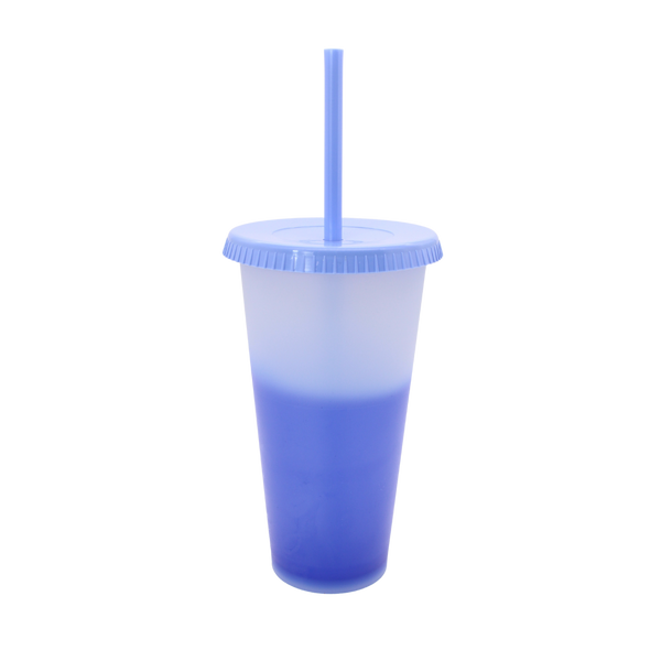 Vaso Mágico 24 oz Azul Pastel