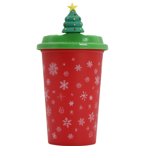 Mini Cafetero  Navideño 16 oz - Copos
