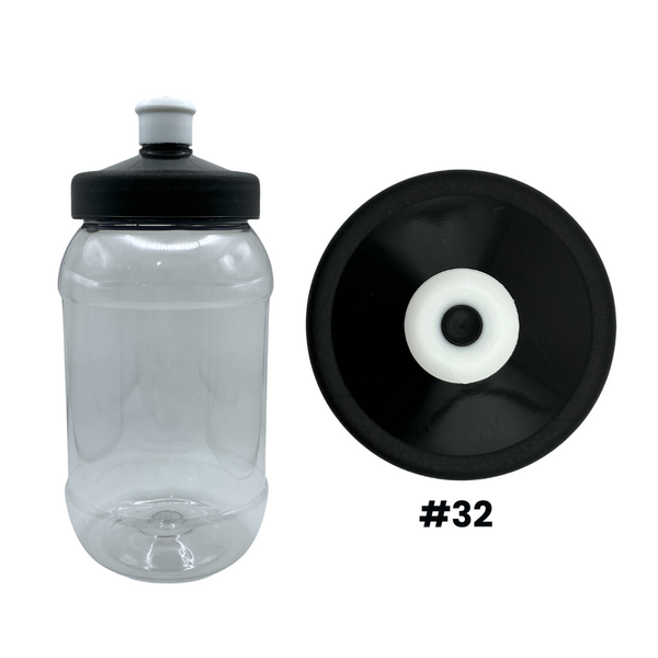 Vaso 500 ml Negro Punta Blanca