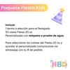 Paquete Fiesta Kids