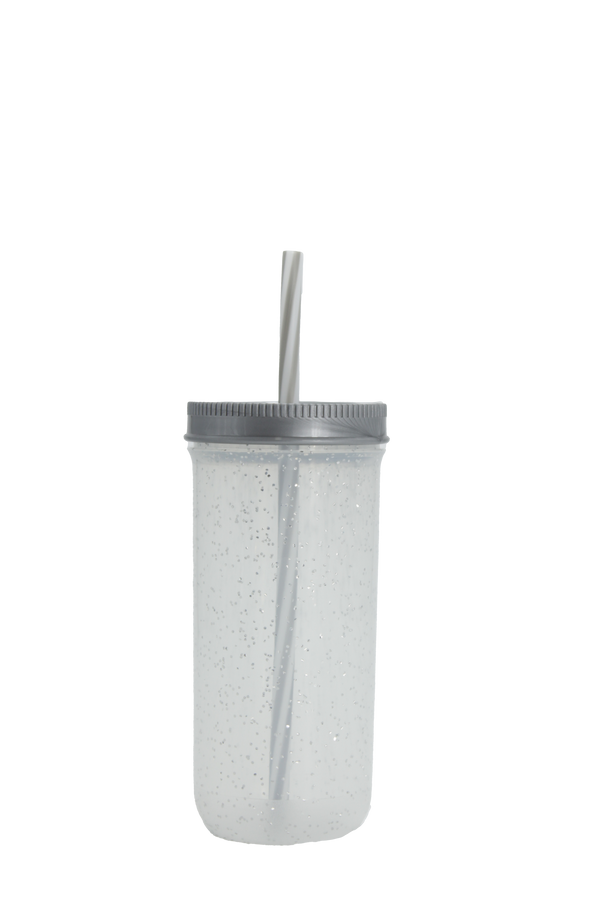 Glitter Kids 16 oz - Plateado