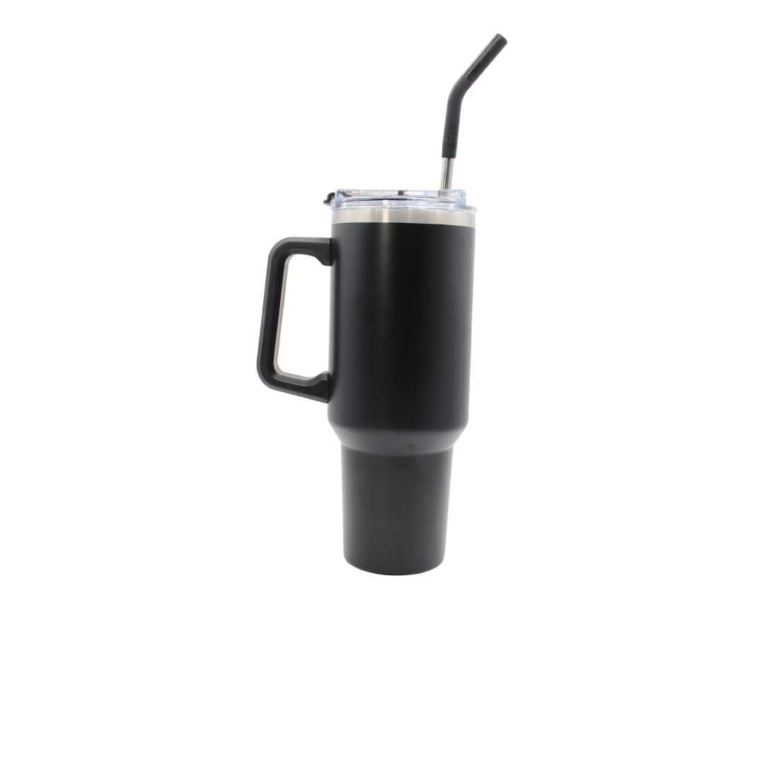 Vasos Cafeteros Con Popote Para Personalizar 24 Oz (40 Pzs)