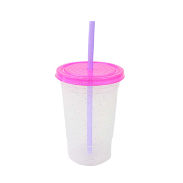 Vaso fiesta 20 oz. Chispas Tapa Rosa