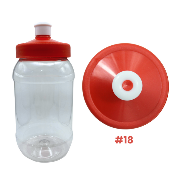 Vaso 500 ml Rojo Anaranjado