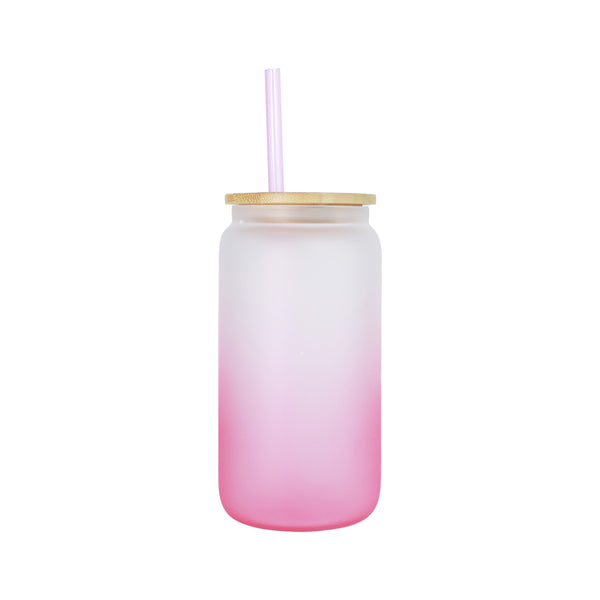 Vaso Eco 550ml - Rosa Pastel Frost