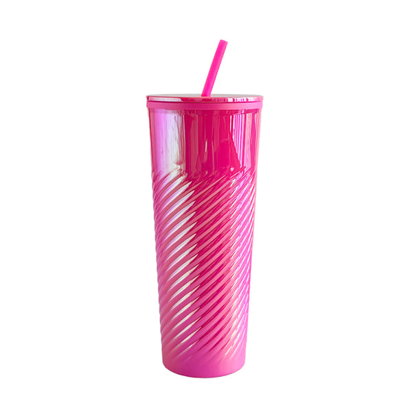 Candy Tumbler Glow 25 oz - Rosa Neon
