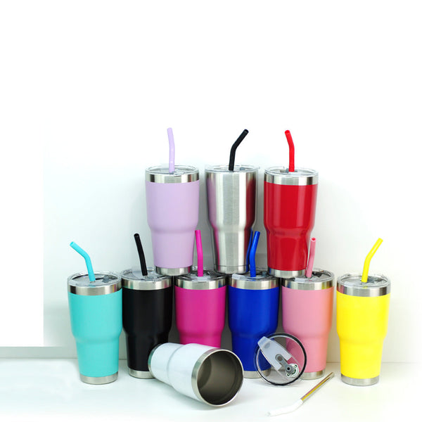 Vaso Aislante 30 oz Mate con popote