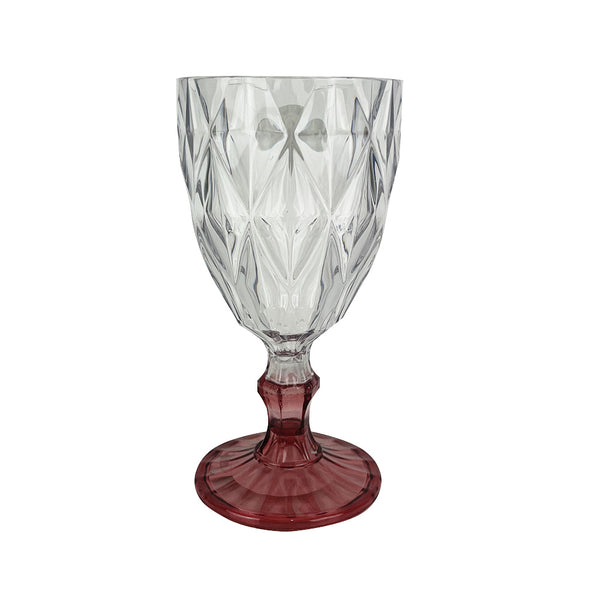 Copas 330ml - Transparente/Guindo
