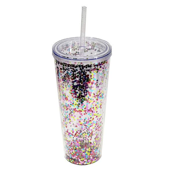 Classic Glitter Tapa Transparente 710 ml. - Multi-Chicle