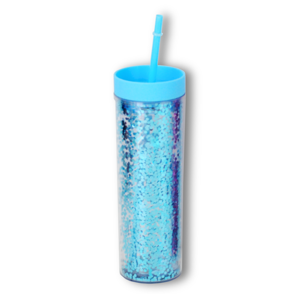 Skinny Glitter tapa Celeste