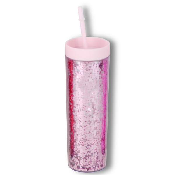 Skinny Glitter tapa Mate Rosa Gold