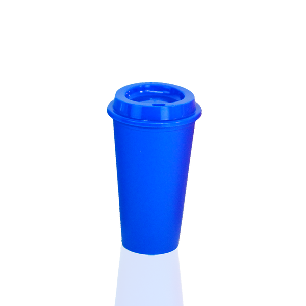 Vaso Cafetero 16 oz Azul Rey