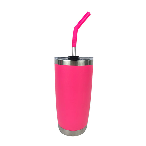 Termo Aislante Plus 20oz. - Rosa Neón