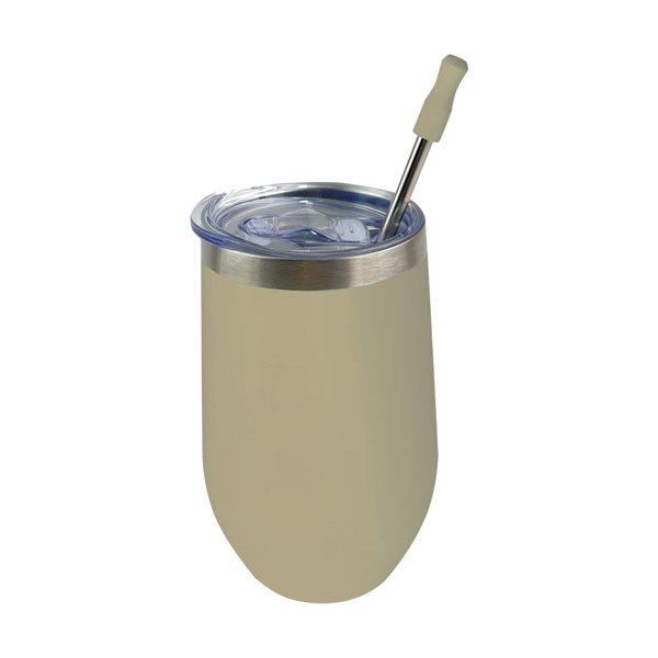 Vaso Whiskero 16 oz con Popote Arena