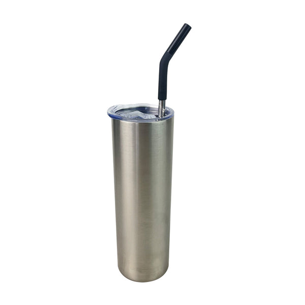 Skinny Aislante 20 Oz con Popote Acero