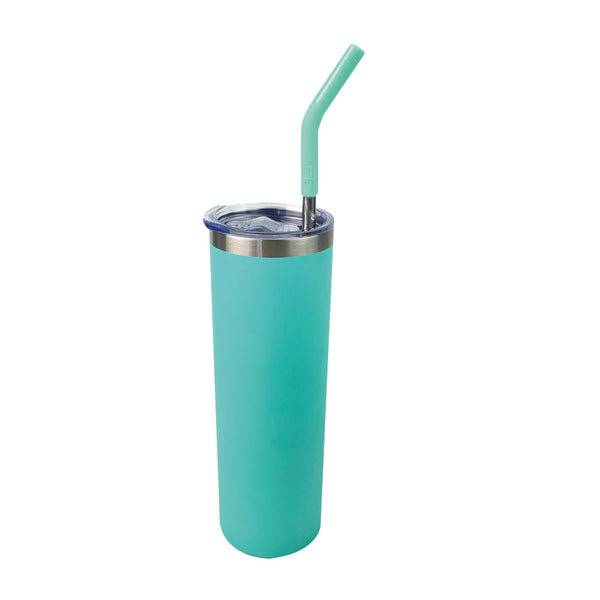 Skinny Aislante 20 Oz con Popote Menta