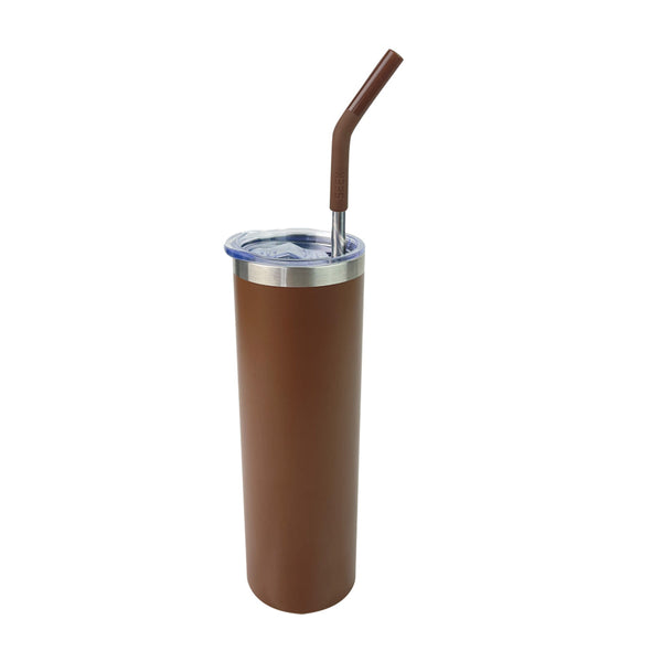 Skinny Aislante 20 Oz con Popote Cafe