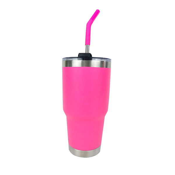 Termo Aislante Plus 30oz. - Rosa Neón