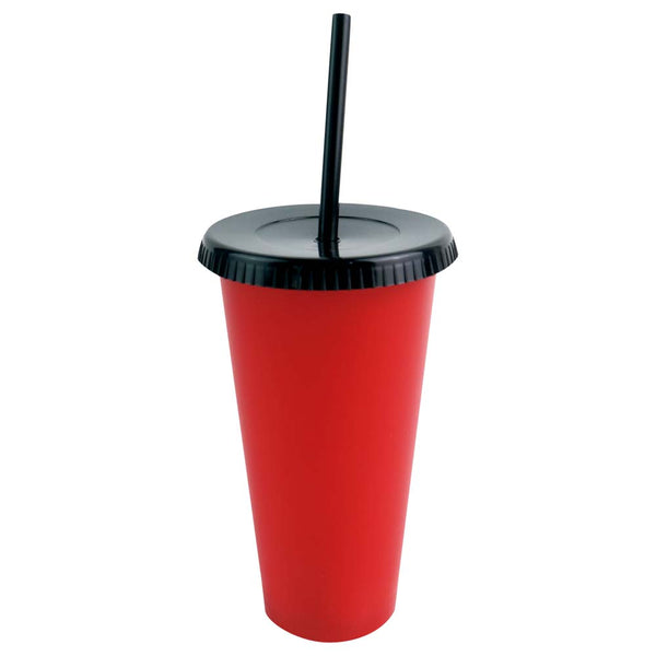 Vaso Fiesta Star  Rojo T/Negra