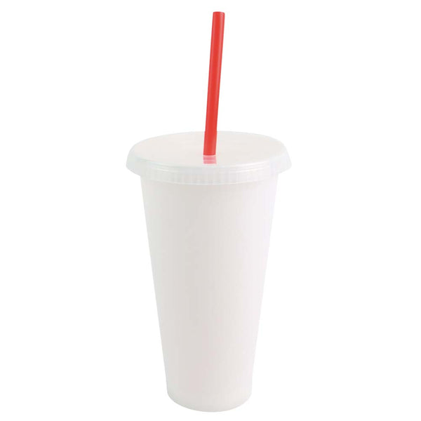 Vaso Fiesta Star  Blanco P/Rojo