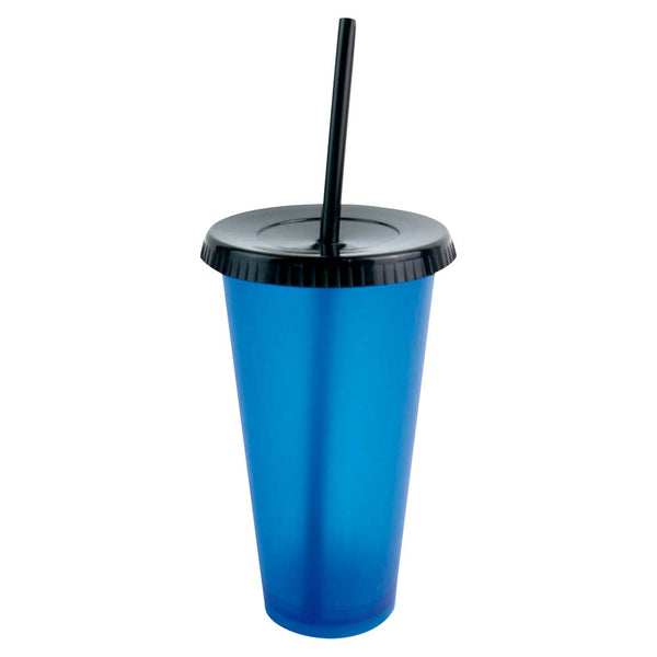 Vaso Fiesta Star Azul T/Negra