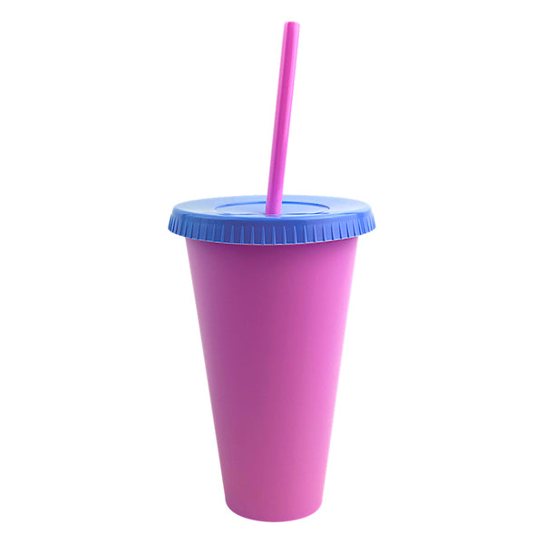 Vaso Fiesta Star  Rosa / T Azul Pastel