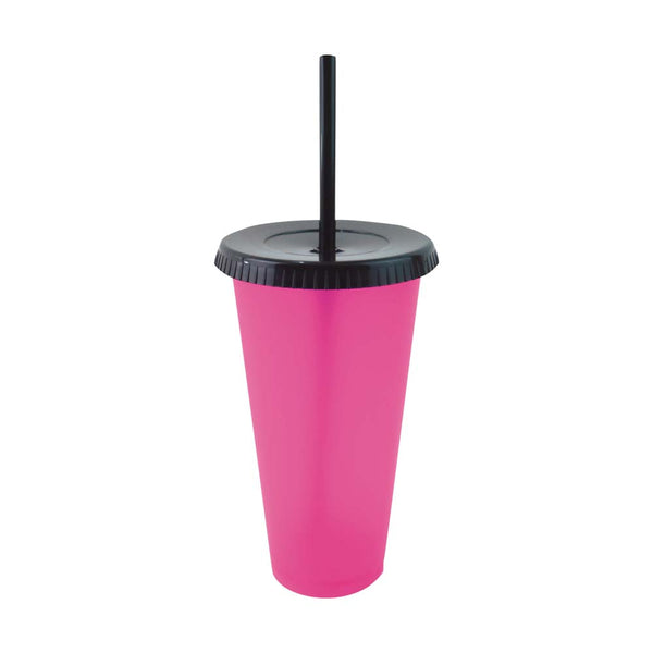 Vaso Fiesta Star  Magenta T/Negra