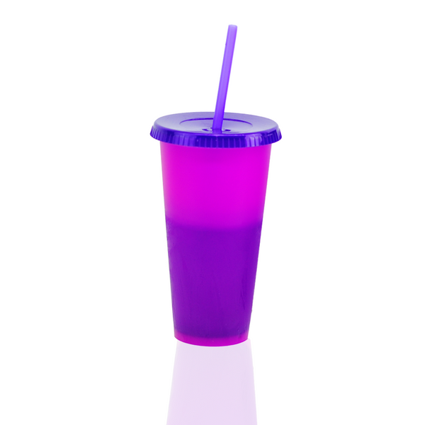 Vaso Mágico 24 oz Magenta/Morado